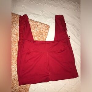 Like New Victoria’s Secret Red Leggings One Size